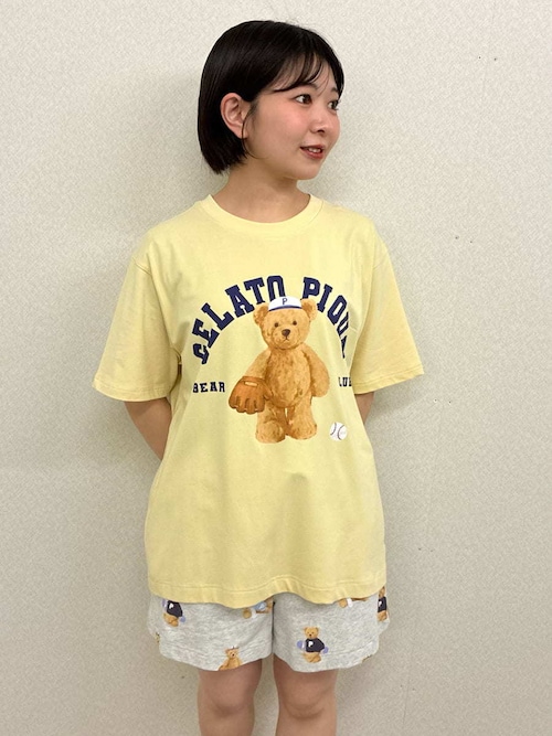 セール】スポーティーベア総柄ショートパンツ（ルームウェア/パジャマ