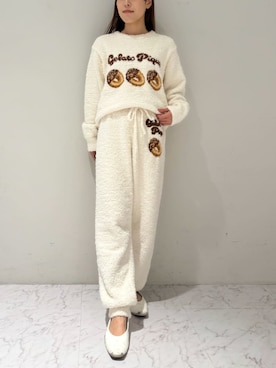 「アイテム（ルームウェア/パジャマ）」を使った、gelato piqueさん（レディース・150cm）の冬コーディネート