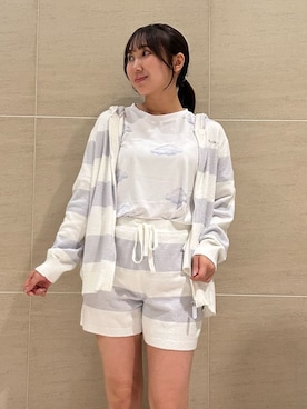 「アイテム（ルームウェア/パジャマ）」を使った、gelato piqueさん（レディース・158cm）の秋コーディネート