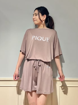 「アイテム（ルームウェア）」を使った、gelato piqueさん（レディース・158cm）の夏コーディネート