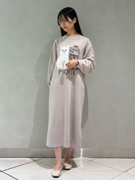 「アイテム（ルームウェア）」を使った、gelato piqueさん（レディース・160cm）の秋コーディネート