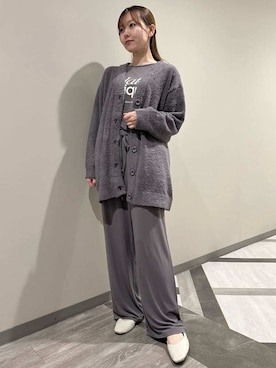 「アイテム（ルームウェア、グレー系）」を使った、gelato piqueさん（レディース・158cm）の秋コーディネート