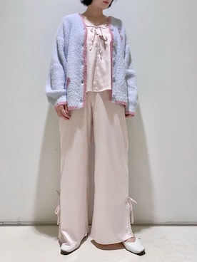 「アイテム（ルームウェア/パジャマ）」を使った、gelato piqueさん（レディース・155cm）の秋コーディネート