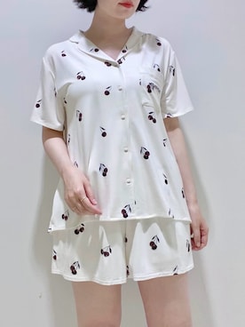 「アイテム（ルームウェア）」を使った、gelato piqueさん（レディース・155cm）の夏コーディネート