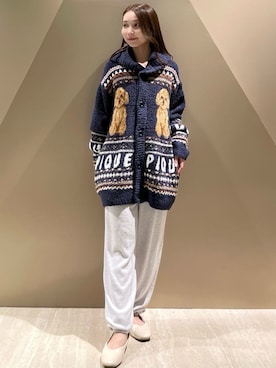 「アイテム（ルームウェア）」を使った、gelato piqueさん（レディース・150cm）の秋コーディネート