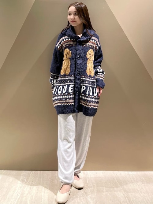 HOMME】 パウダーノルディック DOGジャガードカウチン（ルームウェア