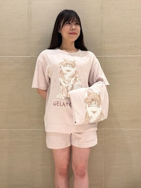 「アイテム（インテリア）」を使った、gelato piqueさん（レディース・160cm）の夏コーディネート