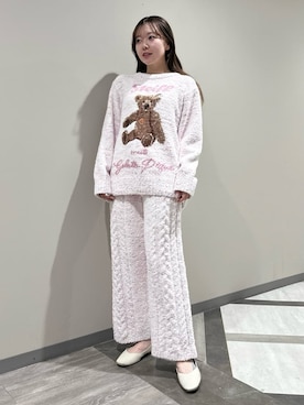 「アイテム（ルームウェア/パジャマ）」を使った、gelato piqueさん（レディース・158cm）の冬コーディネート
