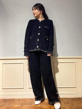 「アイテム（ルームウェア）」を使った、gelato piqueさん（レディース・158cm）の秋コーディネート