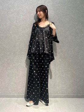 「アイテム（ルームウェア）」を使った、gelato piqueさん（レディース・156cm）の春コーディネート