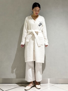 「アイテム（ルームウェア）」を使った、gelato piqueさん（レディース・168cm）の秋コーディネート