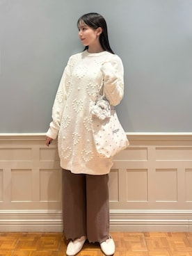 「アイテム（ポーチ）」を使った、gelato piqueさん（レディース・161cm）の秋コーディネート