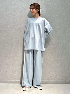 「アイテム（ルームウェア/パジャマ）」を使った、gelato piqueさん（レディース・156cm）の冬コーディネート