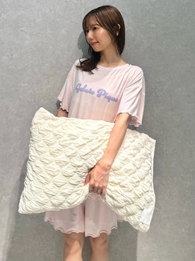 「アイテム（ルームウェア/パジャマ）」を使った、gelato piqueさん（レディース・156cm）の夏コーディネート