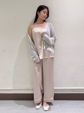 「アイテム（ルームウェア）」を使った、gelato piqueさん（レディース・160cm）の夏コーディネート