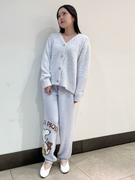 「アイテム（ルームウェア）」を使った、gelato piqueさん（レディース・158cm）の冬コーディネート