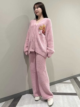 「アイテム（ルームウェア）」を使った、gelato piqueさん（レディース・158cm）の秋コーディネート