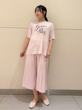 「アイテム（ルームウェア）」を使った、gelato piqueさん（レディース・158cm）の春コーディネート