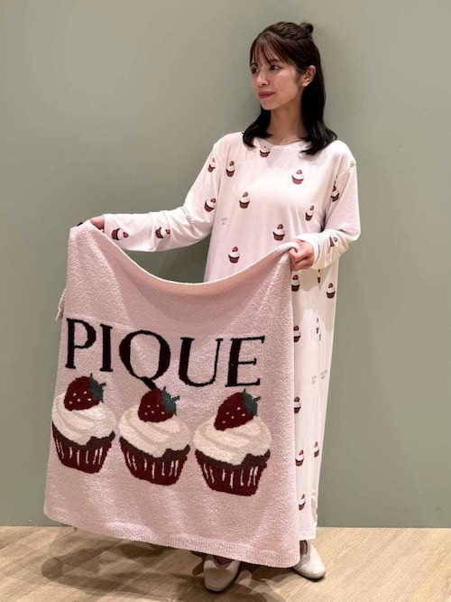 ジェラートピケ テレサ ブランケット モチーフジャガードブランケット（ブランケット）｜gelato pique