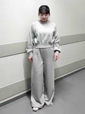 「アイテム（ルームウェア）」を使った、gelato piqueさん（レディース・155cm）の秋コーディネート