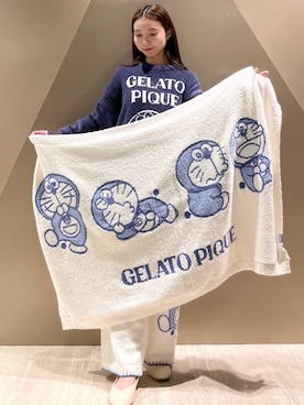 「アイテム（ブランケット）」を使った、gelato piqueさん（レディース・150cm）の冬コーディネート