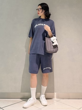 「アイテム（ペット用キャリーケース）」を使った、gelato piqueさん（レディース・168cm）の夏コーディネート
