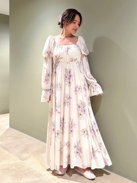 「アイテム（ルームウェア）」を使った、gelato piqueさん（レディース・157cm）の秋コーディネート