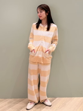 「アイテム（ルームウェア/パジャマ）」を使った、gelato piqueさん（レディース・156cm）の冬コーディネート