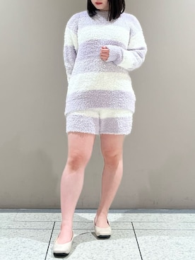 「アイテム（ルームウェア）」を使った、gelato piqueさん（レディース・153cm）の冬コーディネート