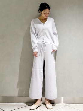 「アイテム（ルームウェア/パジャマ）」を使った、gelato piqueさん（レディース・168cm）の冬コーディネート