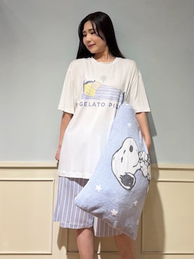 「アイテム（寝具）」を使った、gelato piqueさん（レディース・158cm）の夏コーディネート