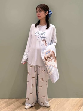 「アイテム（インテリア）」を使った、gelato piqueさん（レディース・156cm）の秋コーディネート