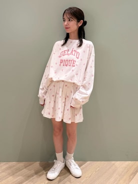 「アイテム（ルームウェア/パジャマ）」を使った、gelato piqueさん（レディース・156cm）の秋コーディネート