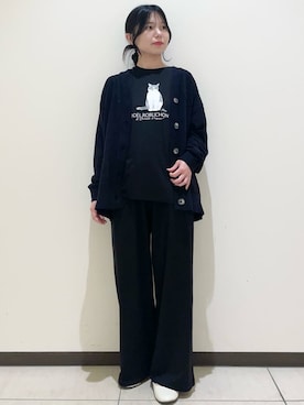 「アイテム（ルームウェア）」を使った、gelato piqueさん（レディース・155cm）の春コーディネート