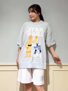 「アイテム（ルームウェア、グリーン系）」を使った、gelato piqueさん（レディース・158cm）の夏コーディネート
