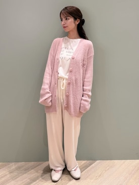 「アイテム（ルームウェア）」を使った、gelato piqueさん（レディース・156cm）の秋コーディネート