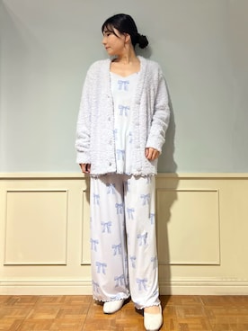 「アイテム（ルームウェア）」を使った、gelato piqueさん（レディース・158cm）の秋コーディネート