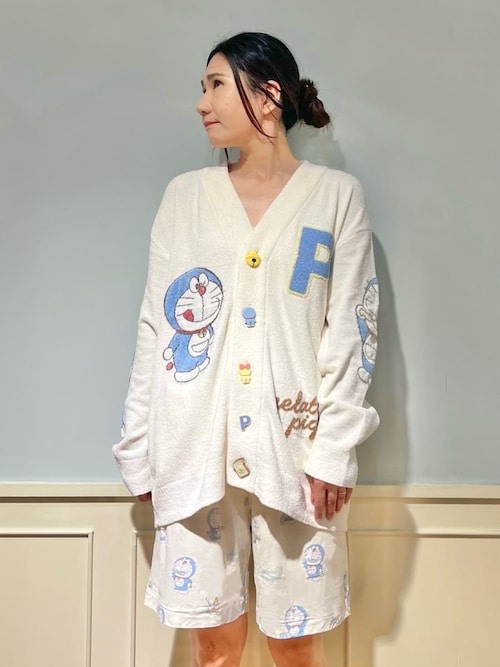 【新品】ジェラートピケ　おはようおやすみ　Tシャツ&ショートパンツ ドラえもん】【ユニセックス】おはようおやすみTシャツ(トップス