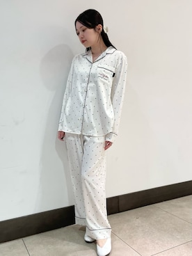 「アイテム（ルームウェア）」を使った、gelato piqueさん（レディース・158cm）の秋コーディネート