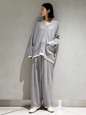 「アイテム（ルームウェア）」を使った、gelato piqueさん（レディース・168cm）の秋コーディネート