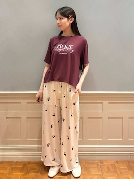 「アイテム（その他ルームウェア）」を使った、gelato piqueさん（レディース・161cm）の夏コーディネート