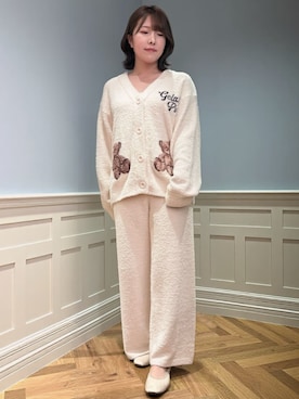 「アイテム（ルームウェア）」を使った、gelato piqueさん（レディース・155cm）の秋コーディネート