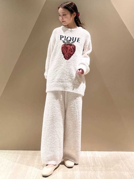 「アイテム（その他ルームウェア）」を使った、gelato piqueさん（レディース・150cm）の冬コーディネート