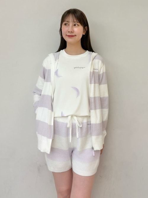 【新品・未使用】ジェラートピケ スムーズィー2ボーダー 3点セット ミント色 ジェラートピケ gelato pique スムーズィー2ボーダーロングパンツ