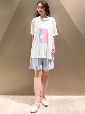 「アイテム（ルームウェア）」を使った、gelato piqueさん（レディース・150cm）の夏コーディネート