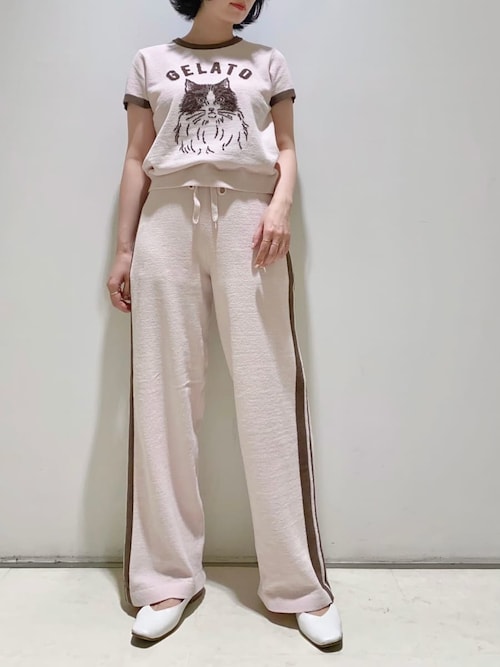 ジェラートピケ gelatopique エアリーモコ ルームウェア セット gelato pique ジェラートピケ エアリーモコモチーフジャガード