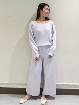 「アイテム（ルームウェア/パジャマ）」を使った、gelato piqueさん（レディース・160cm）の冬コーディネート