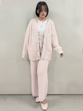 「アイテム（ルームウェア）」を使った、gelato piqueさん（レディース・157cm）の秋コーディネート
