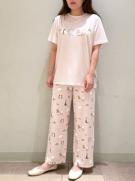 「アイテム（ルームウェア）」を使った、gelato piqueさん（レディース・158cm）の夏コーディネート