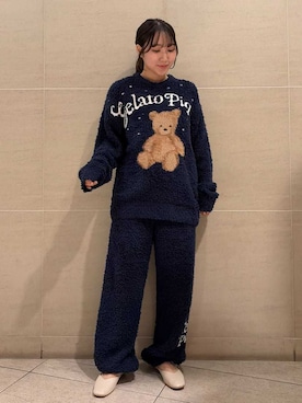 「アイテム（ルームウェア）」を使った、gelato piqueさん（レディース・158cm）の秋コーディネート